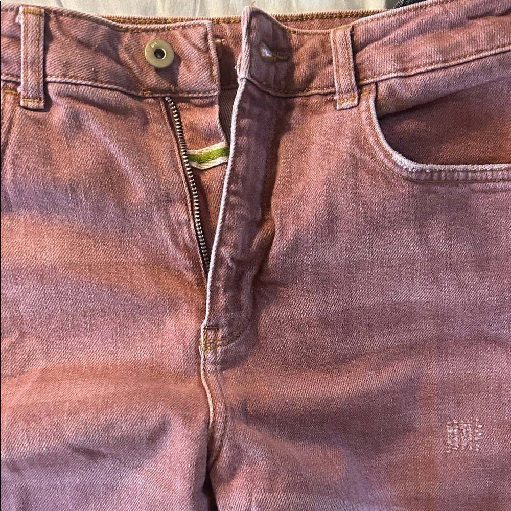 Pilcro woman’s MauvePilcro Jeans Nantucket red